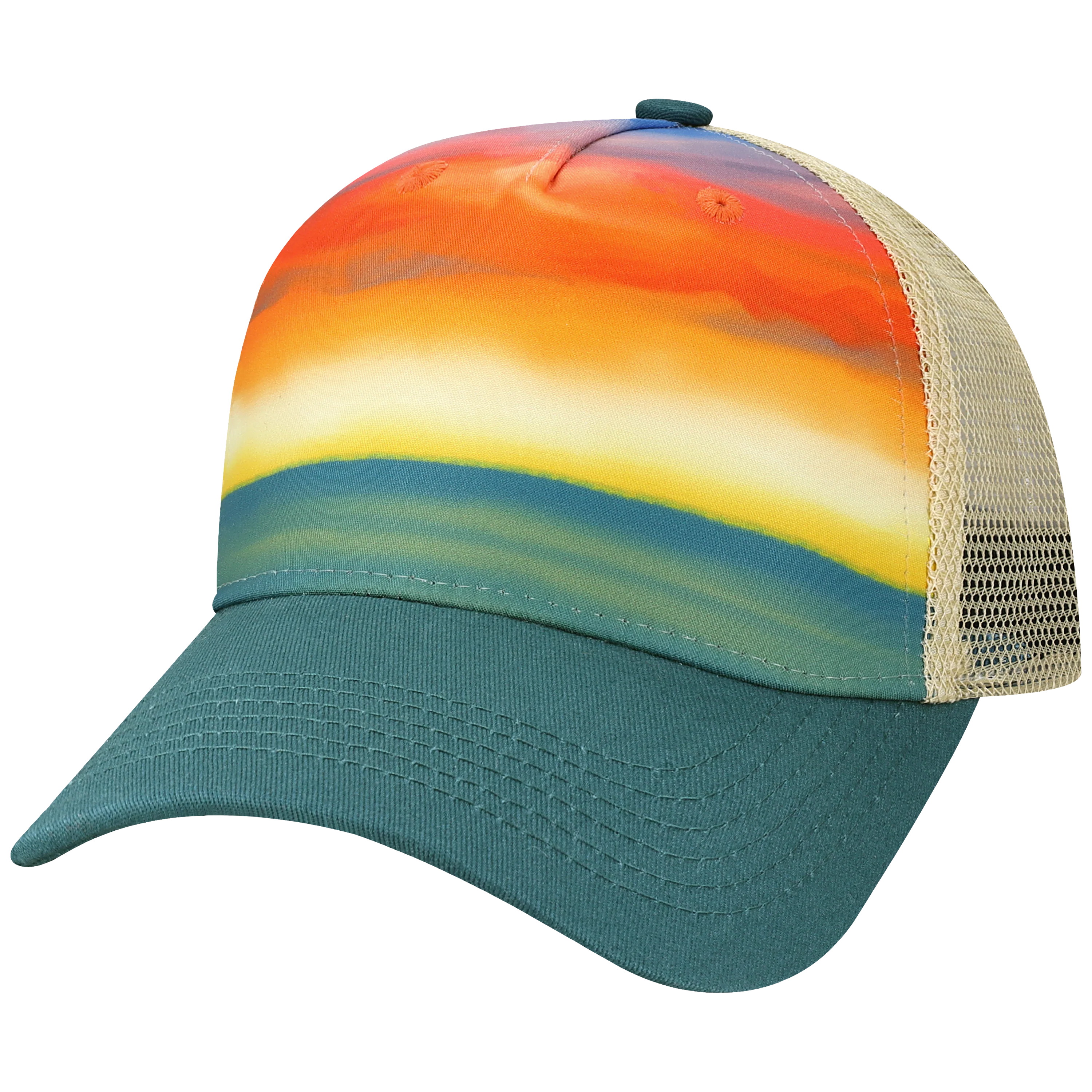5PTKR Structured 5 Panel Trucker Cap - Coastal - Image 4