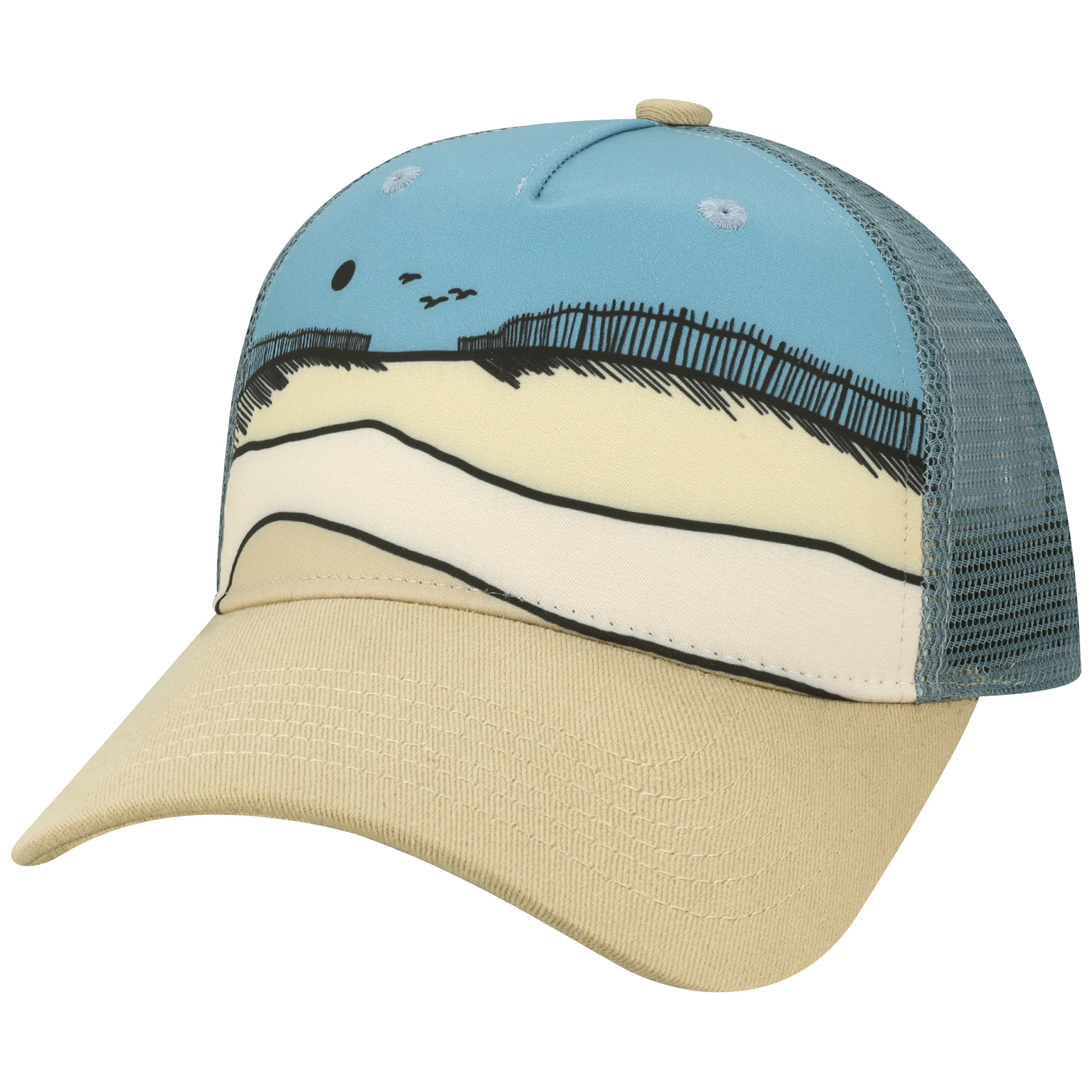 5PTKR Structured 5 Panel Trucker Cap - Coastal - Image 8