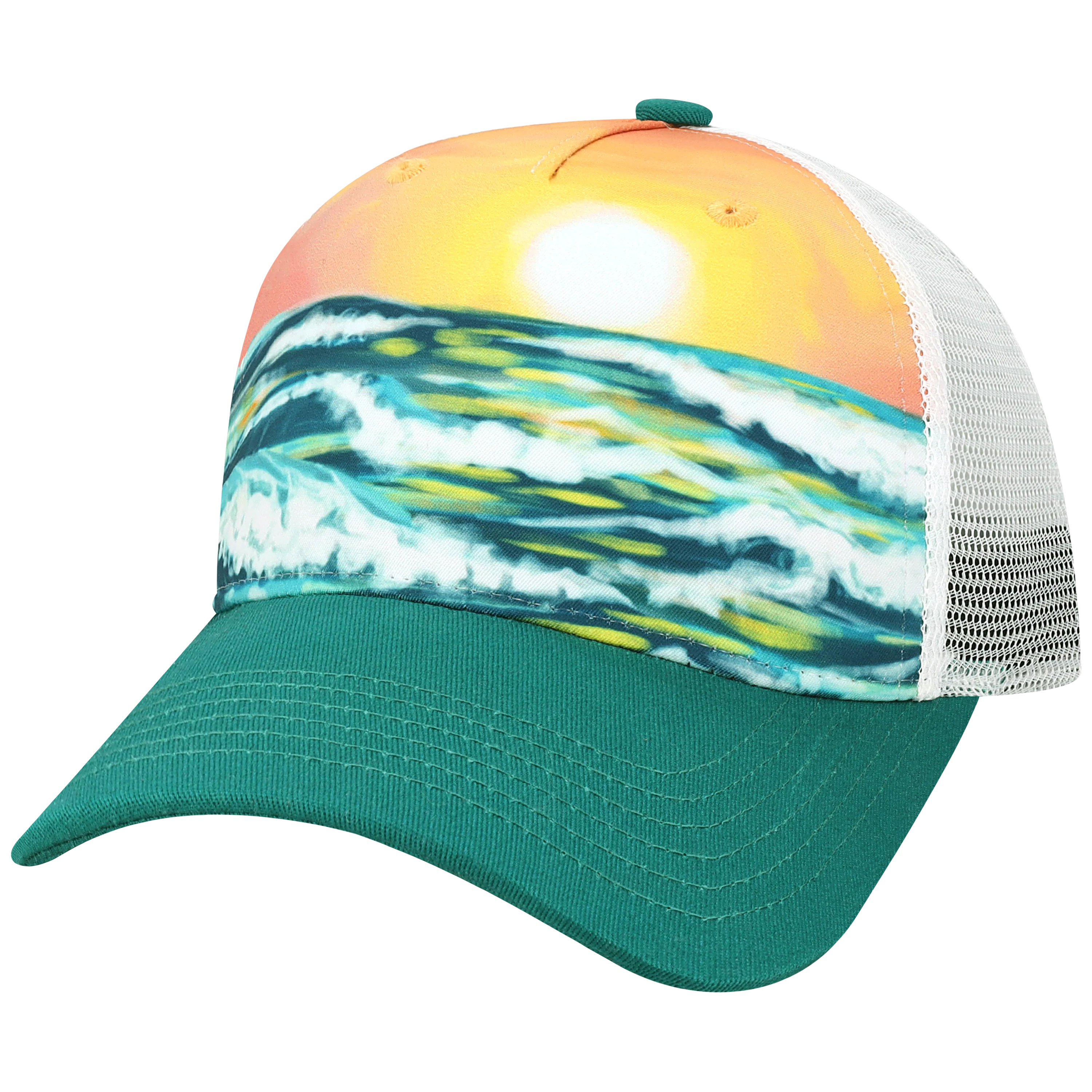 5PTKR Structured 5 Panel Trucker Cap - Coastal - Image 9