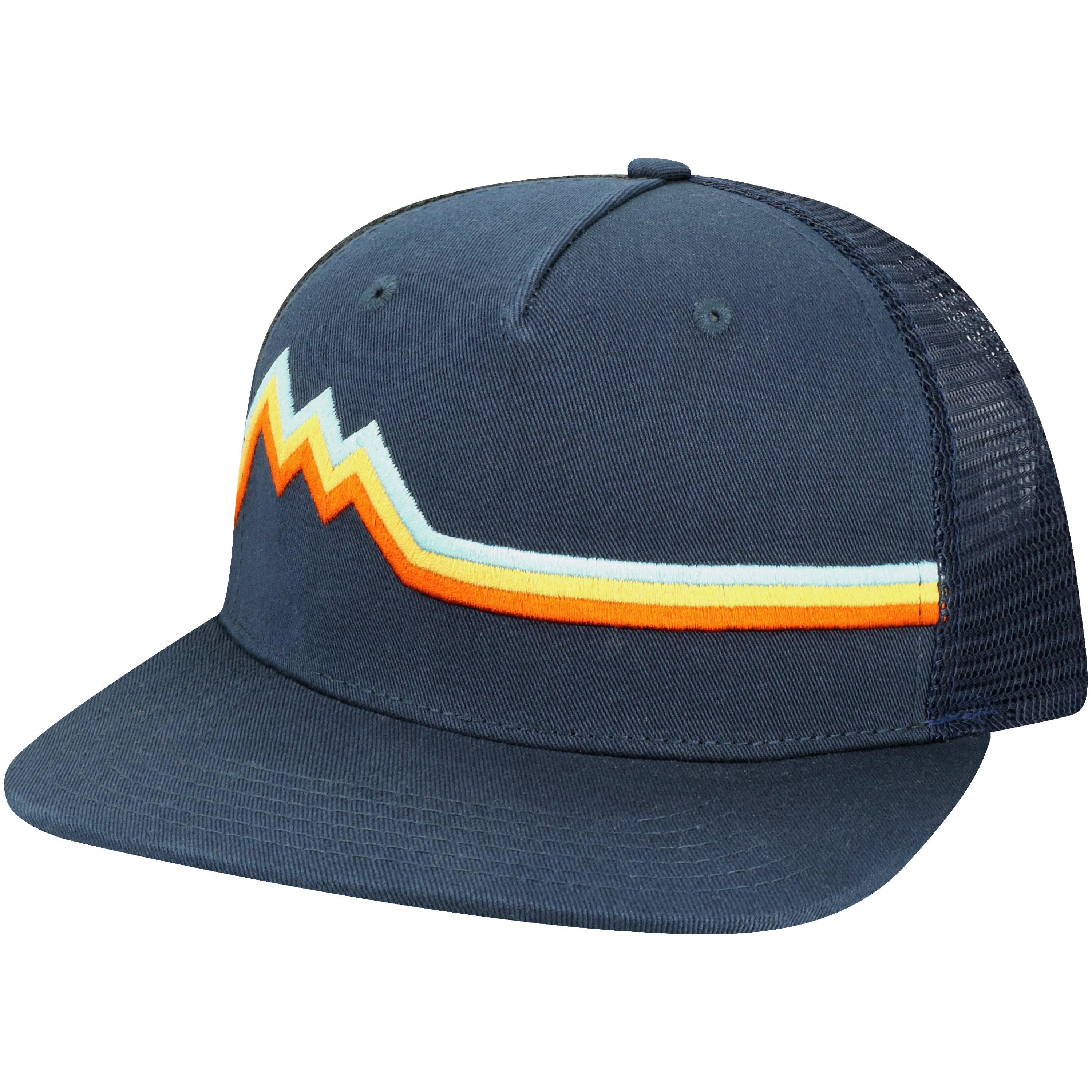 5PFLAT Structured 5 Panel Flat Brim Cap - Image 6