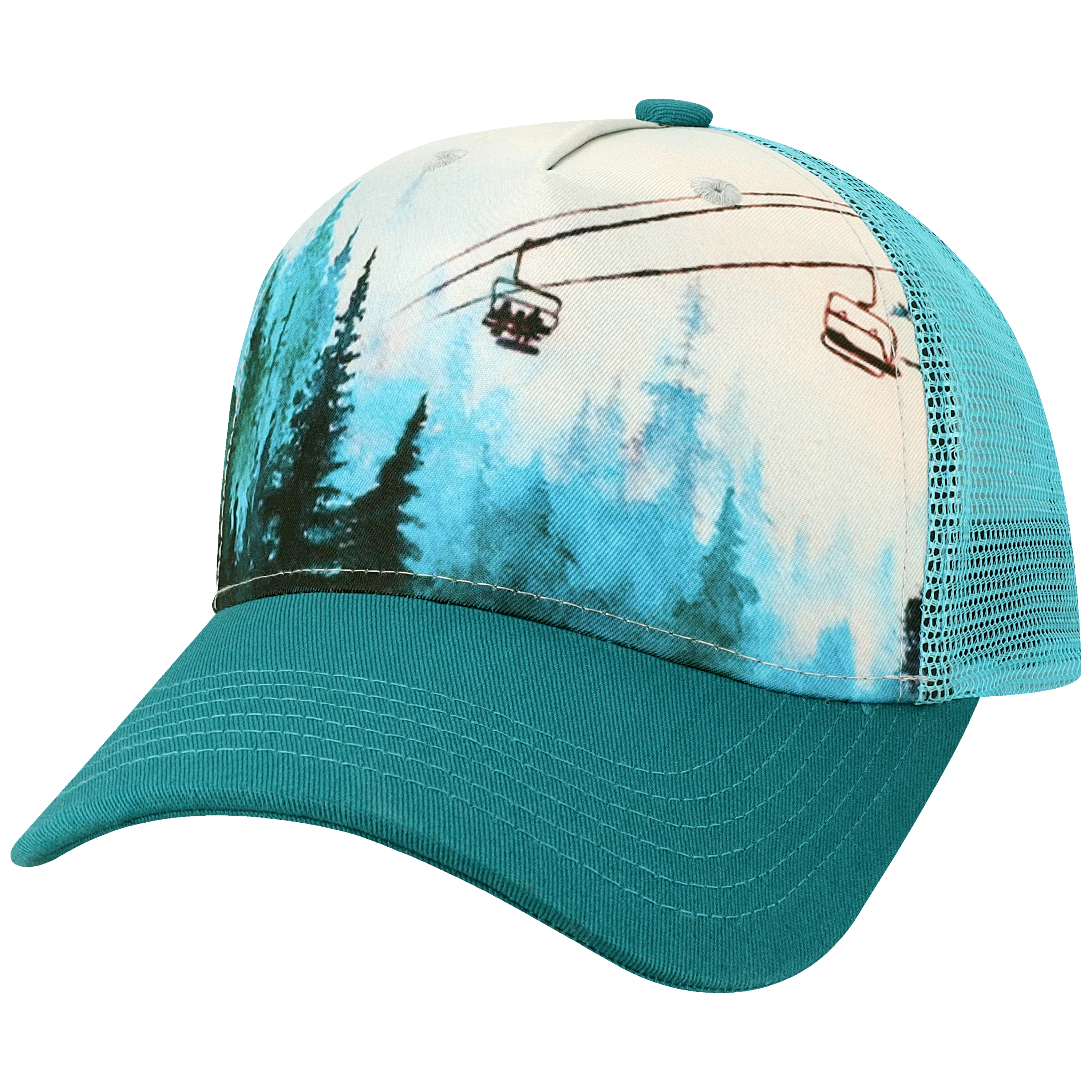 5PTKR Structured 5 Panel Trucker Cap - Image 17