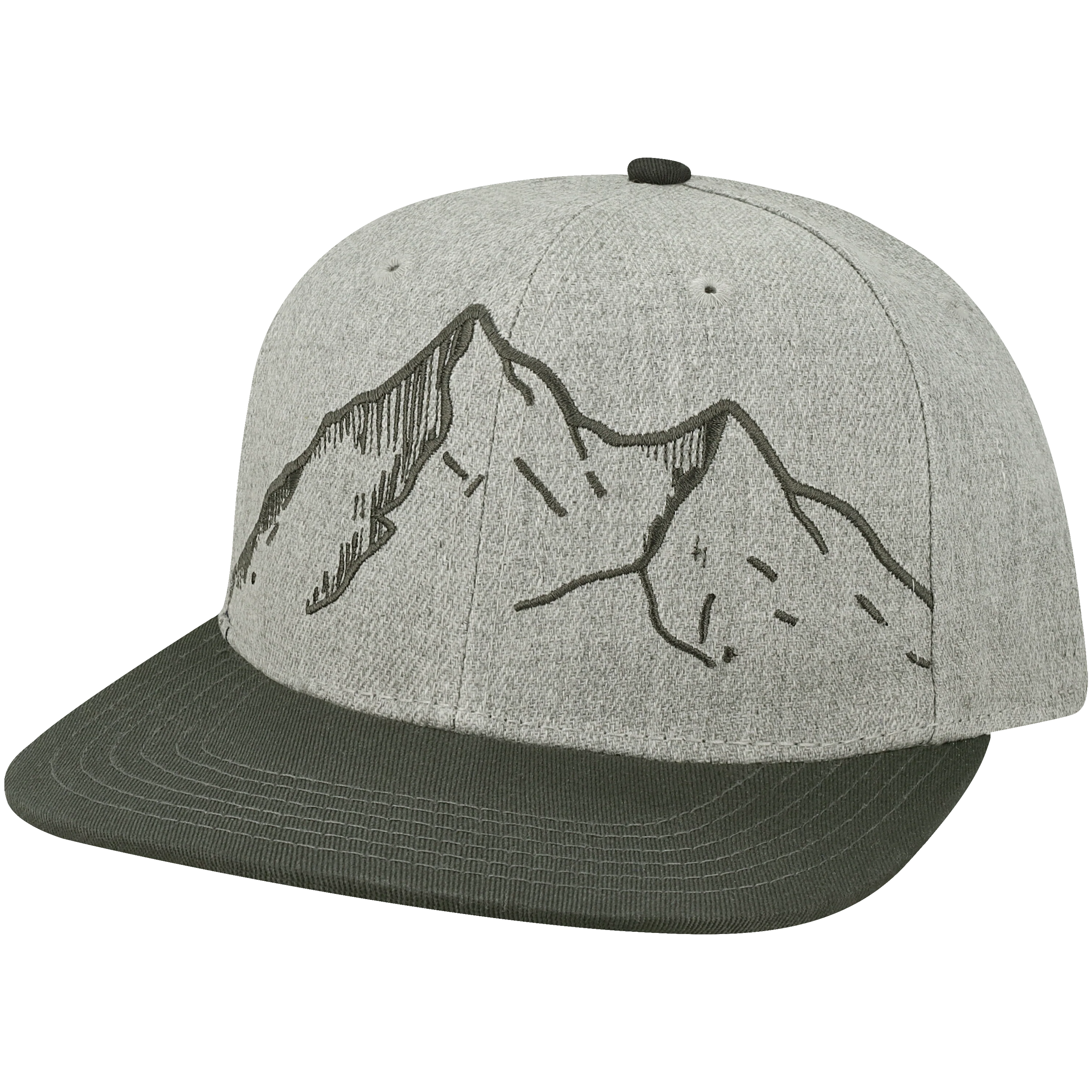 6PFLAT Structured 6 Panel Flat Brim Cap - Image 4