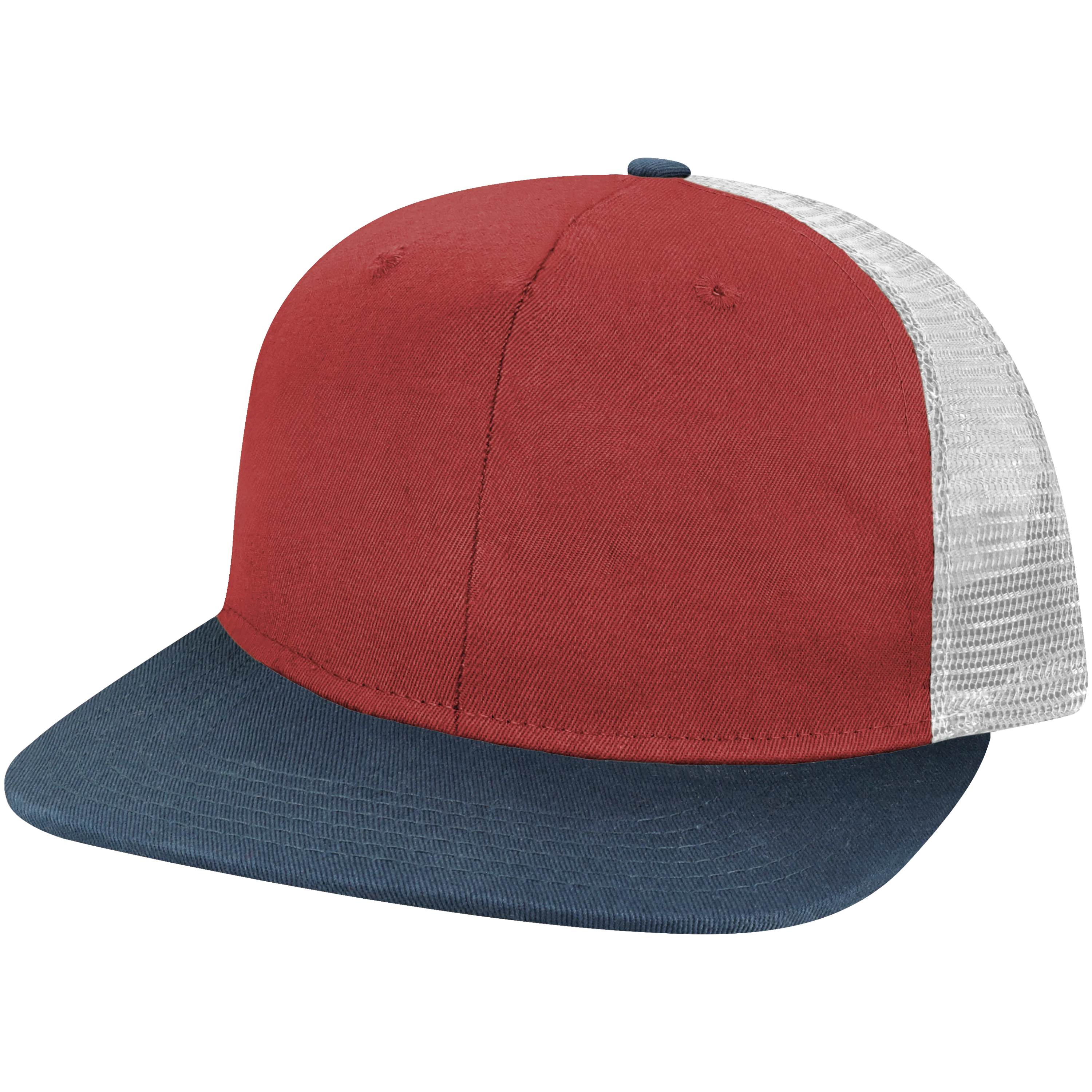 6PFLAT Structured 6 Panel Flat Brim Cap - Image 5