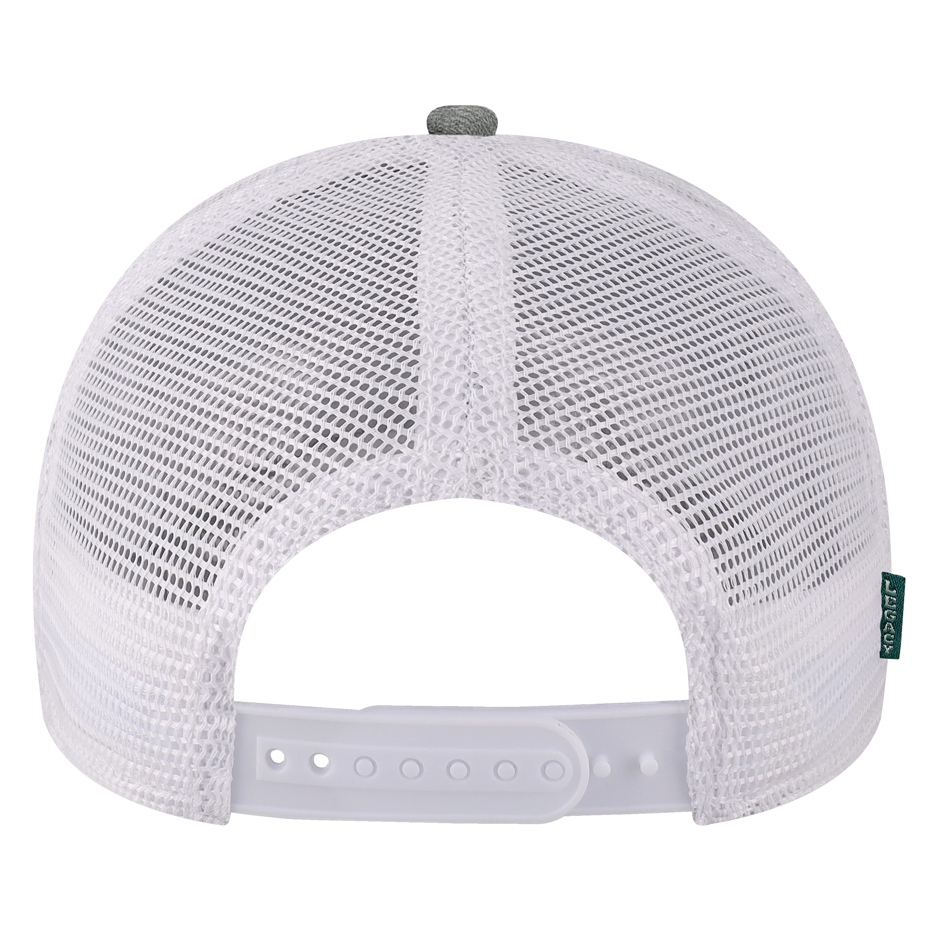 UVA Red, White, and Hoo Mid-Pro Snapback Hat - Melange Grey/White - Image 2