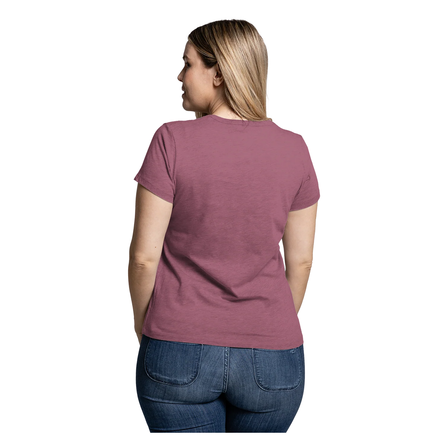 82240 Essentials Womens Short Sleeve Crew Neck Tee - Image 4