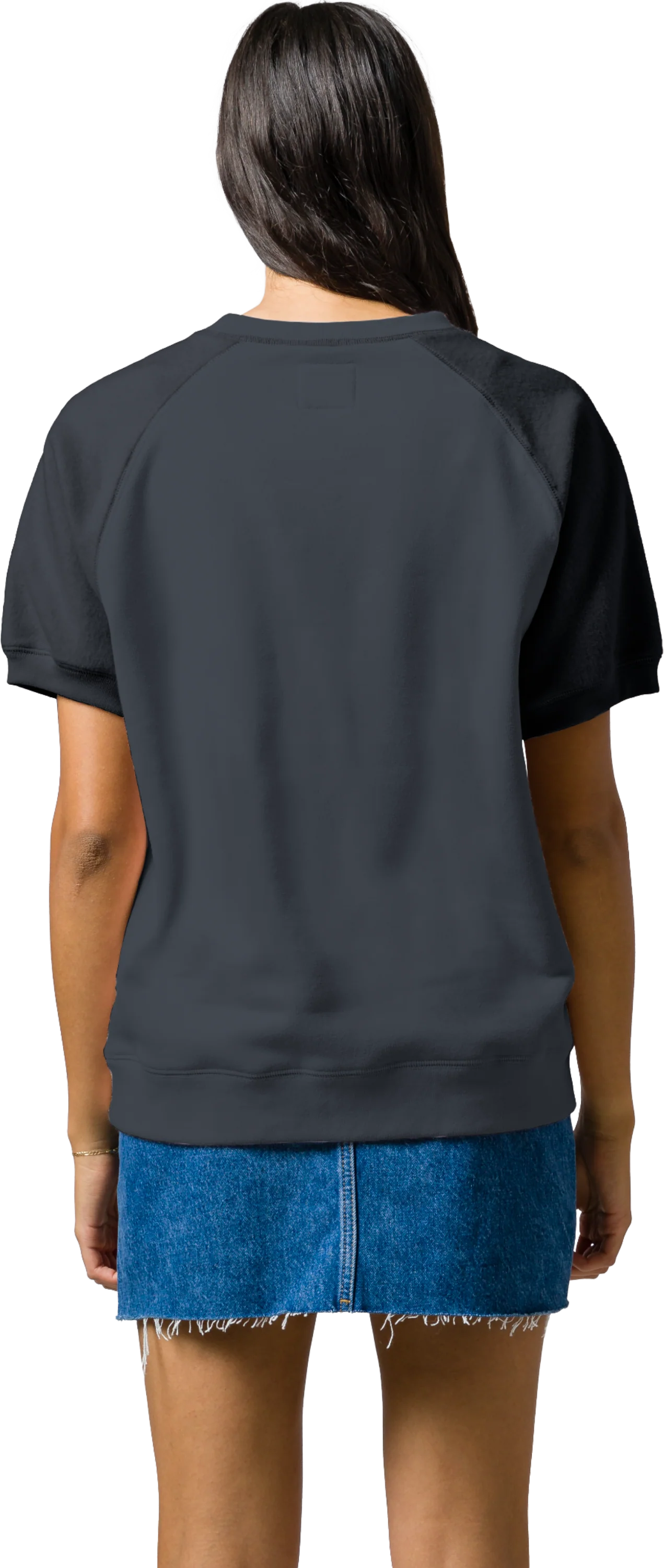 RVF100 Reverse Fleece Raglan Short Sleeve Crew - Image 4