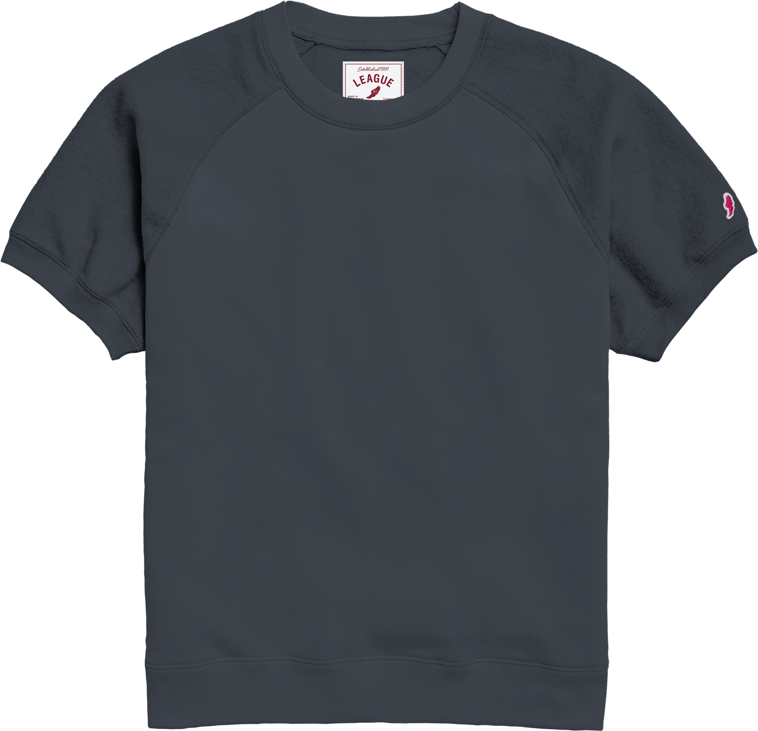RVF100 Reverse Fleece Raglan Short Sleeve Crew - Image 9