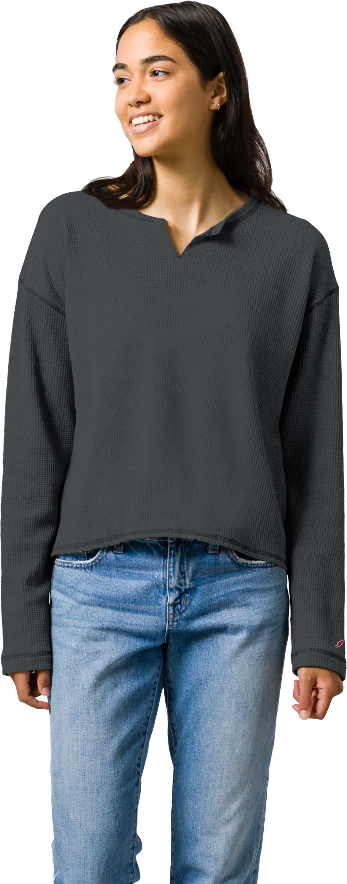 WA100 Waffle Midi Long Sleeve - Image 3