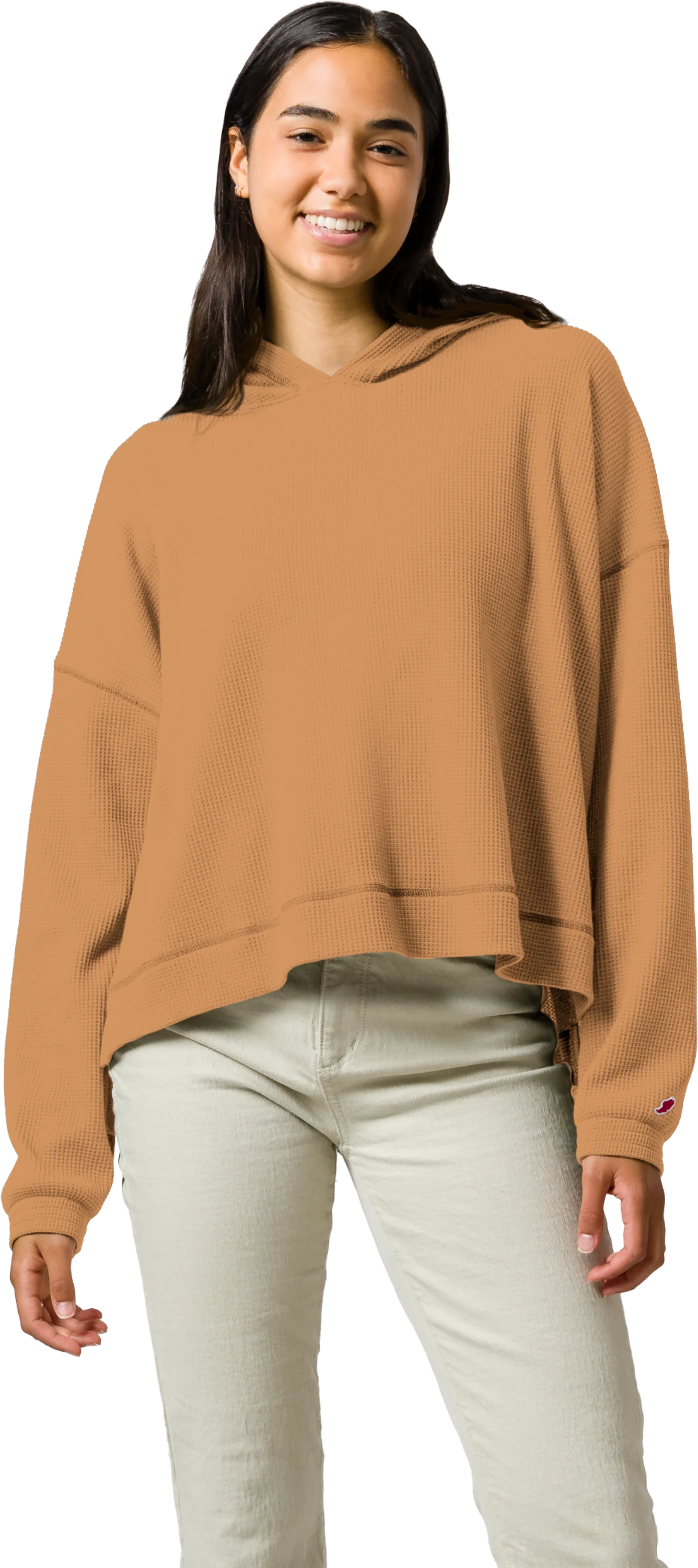WA125 Waffle Oversized Hoodie - Image 3