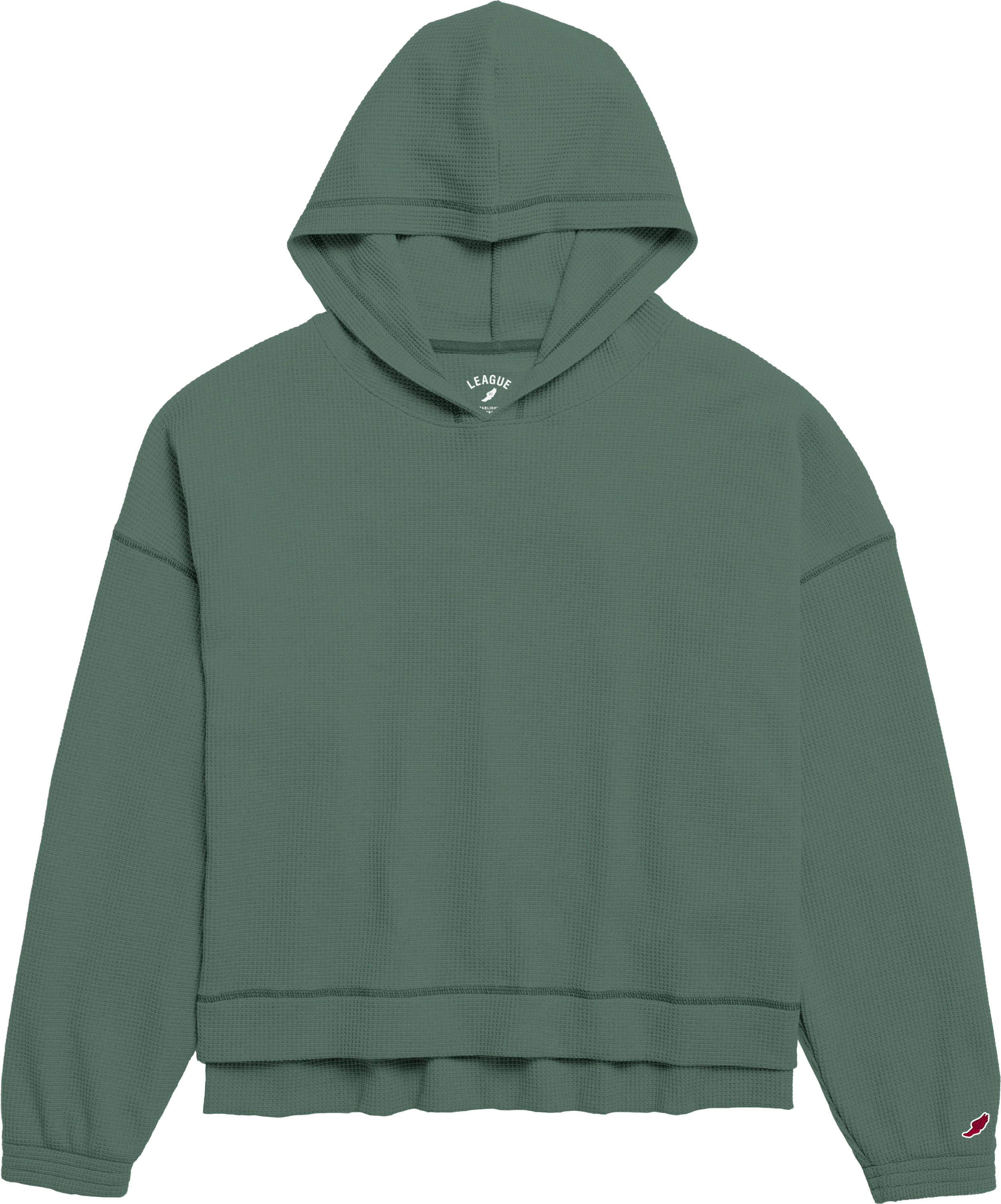 WA125 Waffle Oversized Hoodie - Image 9