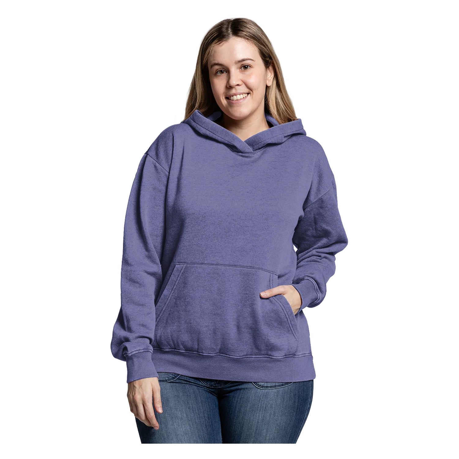 82252 Womens Weathered Fleece Hood - Image 3