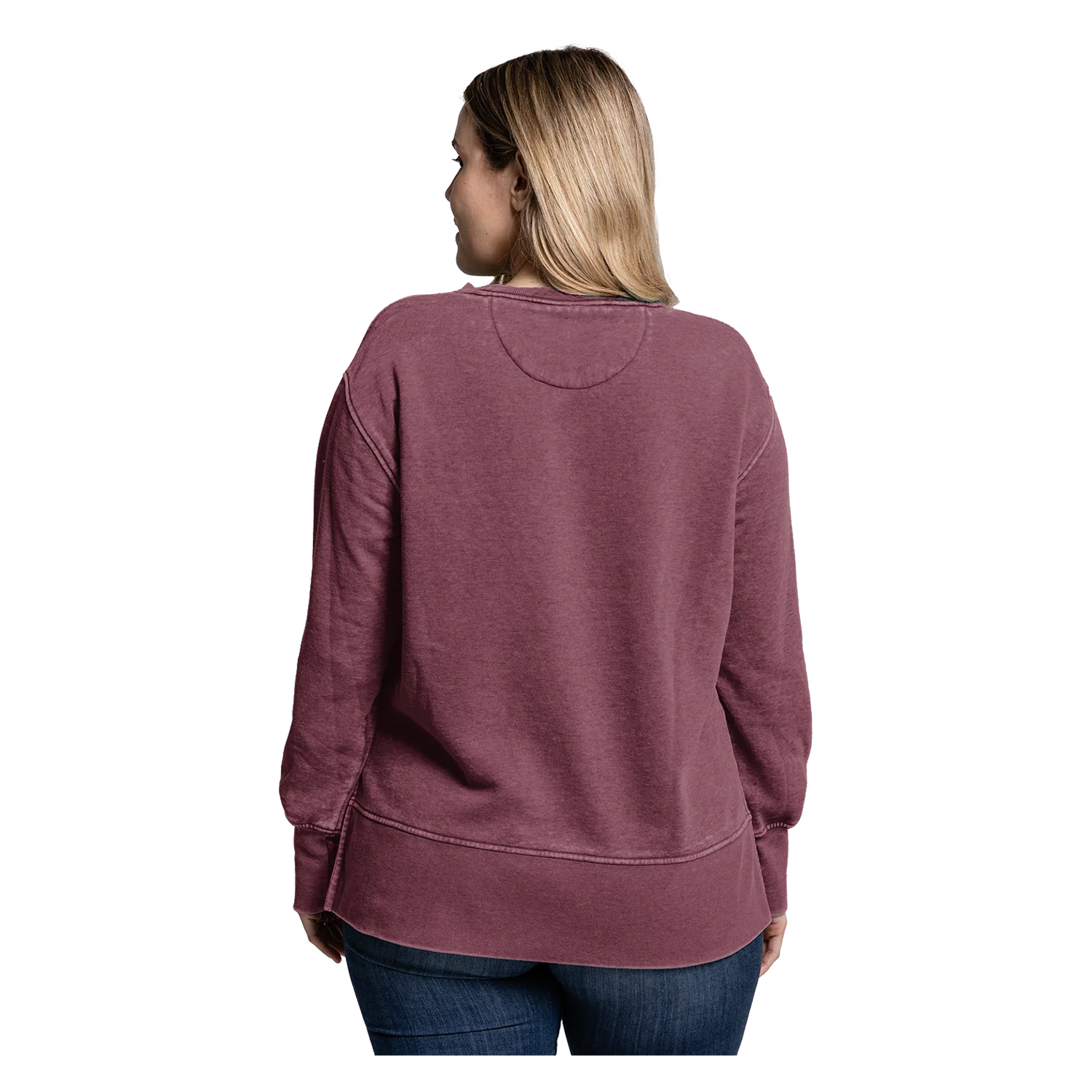 82250 Womens Weathered Fleece Crew - Image 4