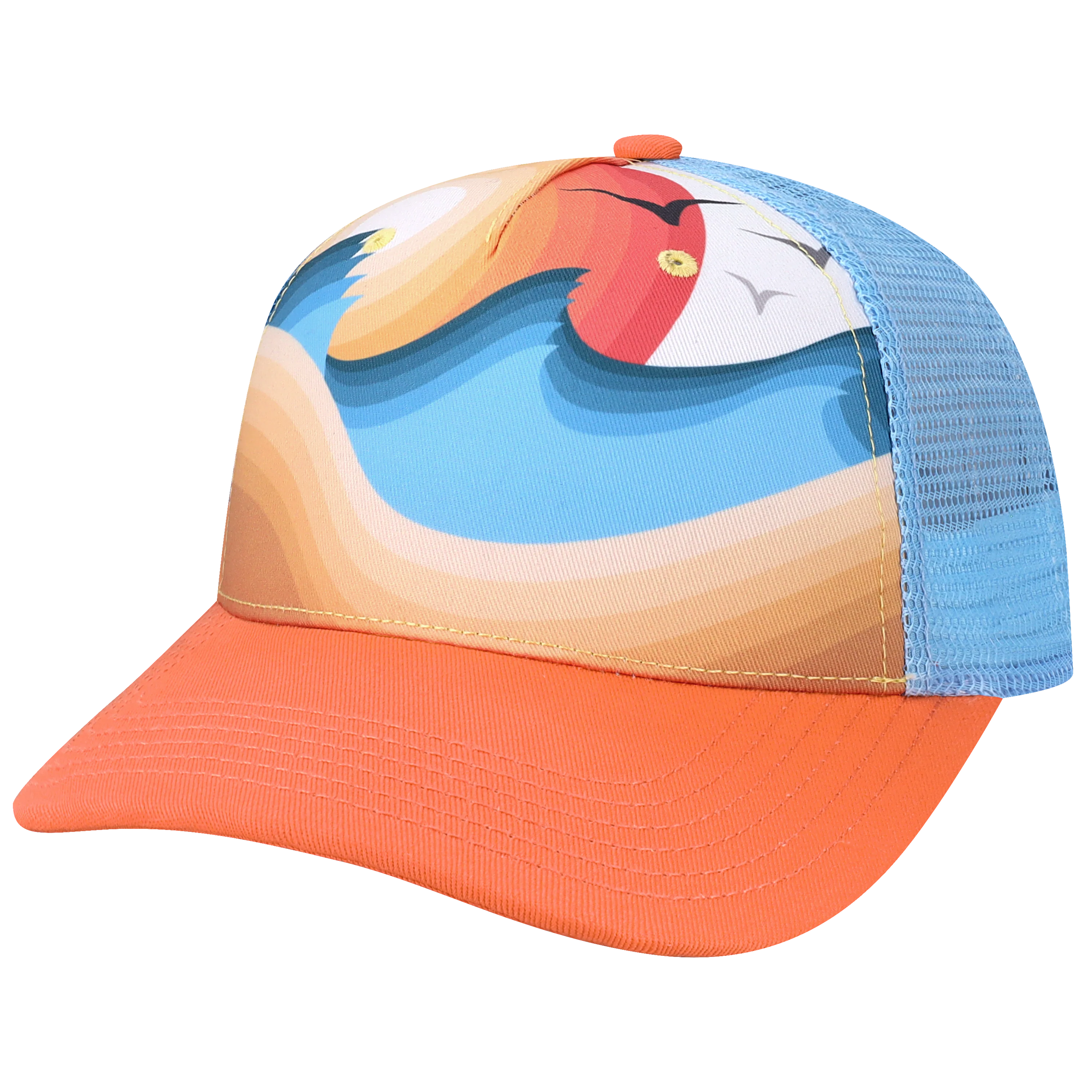 Y5PTKR Structured 5 Panel Trucker Youth Cap - Image 4
